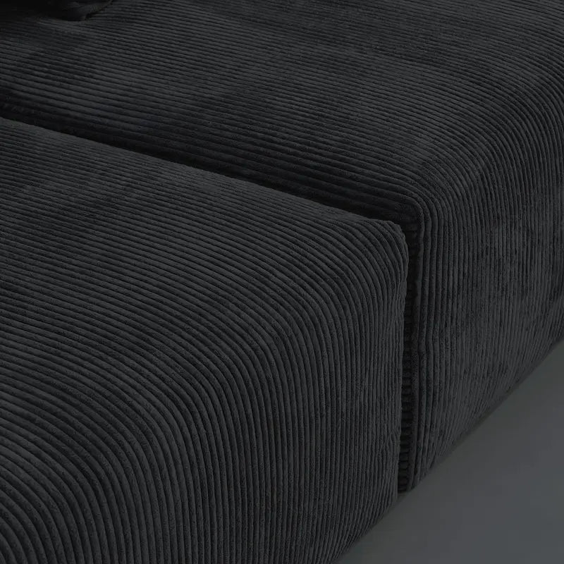 Modular Sectional U-shaped corduroy Sofa